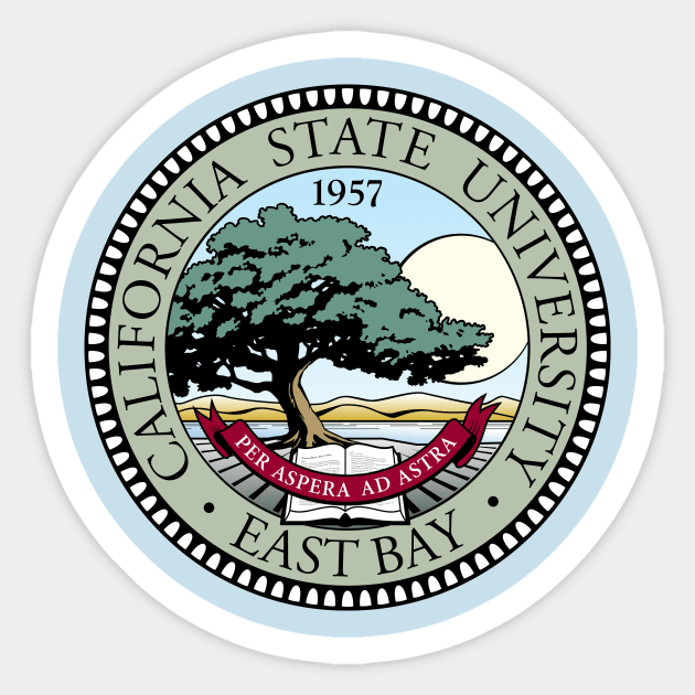 California State East Bay Sticker by FrigoArm